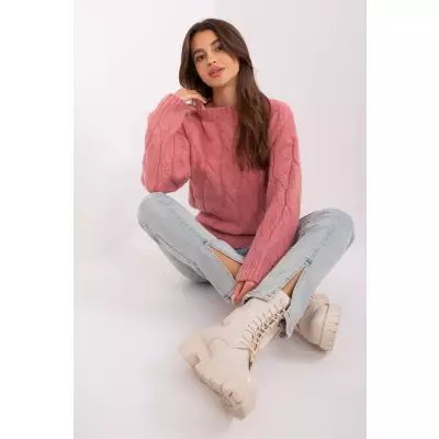 Sweter Damski Model AT-SW-0146.10P Pink - AT