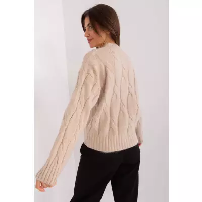 Sweter Damski Model AT-SW-0146.10P Beige - AT