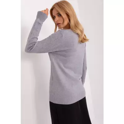 Sweter Damski Model AT-SW-232901.25X Grey - AT