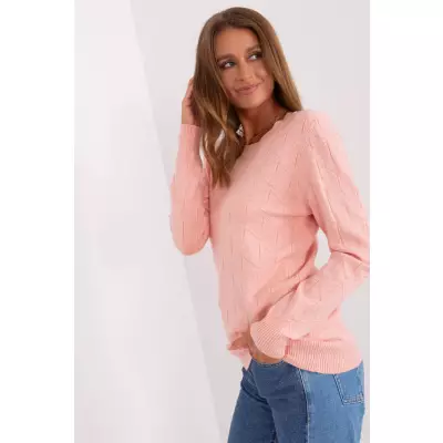 Sweter Damski Model AT-SW-232901.25X Light Pink - AT