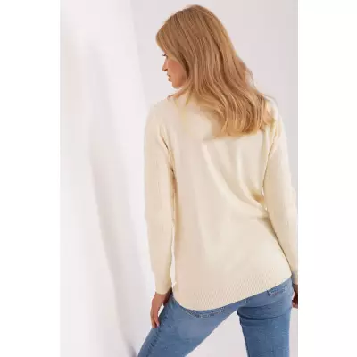 Sweter Damski Model AT-SW-232901.25X Light Beige - AT