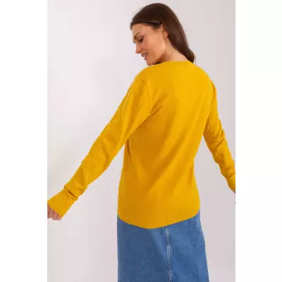 Sweter Damski Model AT-SW-232901.25X Dark Yellow - AT