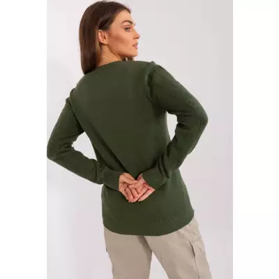 Sweter Damski Model AT-SW-232901.25X Khaki - AT