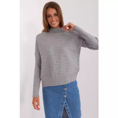 Sweter Damski Model AT-SW-2368.36X Grey - AT