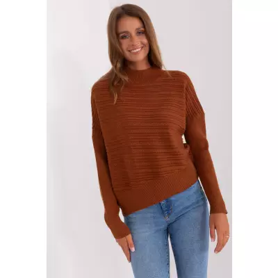 Sweter Damski Model AT-SW-2368.36X Brown - AT