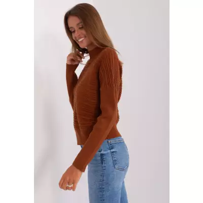 Sweter Damski Model AT-SW-2368.36X Brown - AT