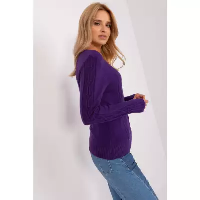 Sweter Damski Model AT-SW-2329.98P Dark Violet - AT