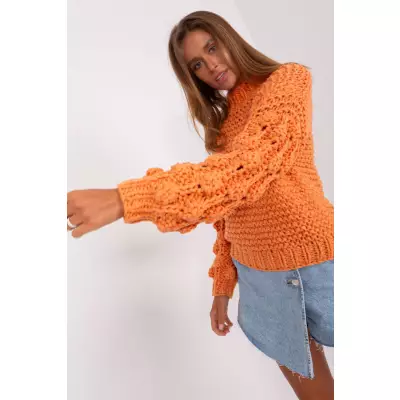 Sweter Damski Model AT-SW-2382.97P Orange - AT