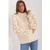 Sweter Damski Model AT-SW-2382.97P Light Beige - AT