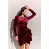 Sukienka Model Sharon BOR SUK0440 Bordo - Roco Fashion