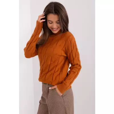 Sweter Damski Model AT-SW-2235.00P Light Brown - AT