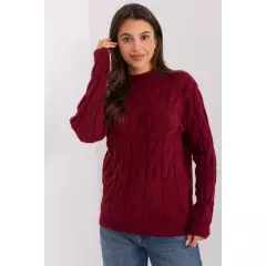 Sweter Damski Model AT-SW-2235.00P Bordo - AT