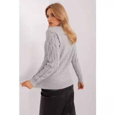 Sweter Damski Model AT-SW-2235.00P Grey - AT