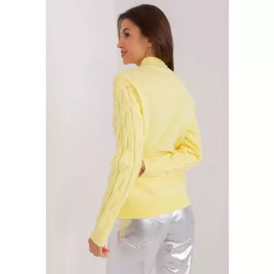 Sweter Damski Model AT-SW-2235.00P Light Yellow - AT