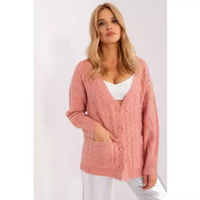 Sweter Damski Model AT-SW-2358.31 Light Pink - AT