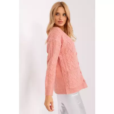 Sweter Damski Model AT-SW-2358.31 Light Pink - AT