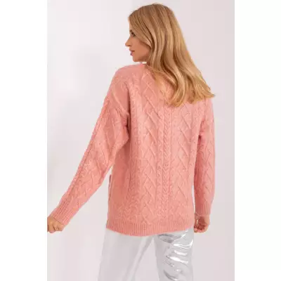 Sweter Damski Model AT-SW-2358.31 Light Pink - AT