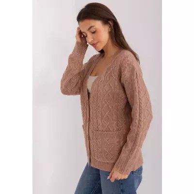 Sweter Damski Model AT-SW-2358.31 Light Brown - AT