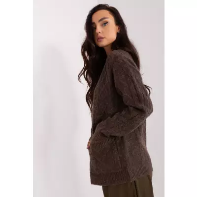 Sweter Damski Model AT-SW-2358.31 Brown - AT