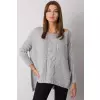 Sweter Damski Model TW-SW-BI-559.45 Grey - Och Bella