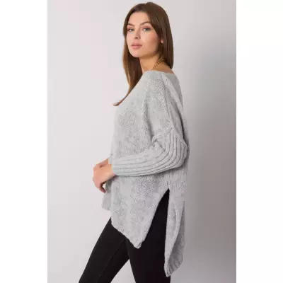 Sweter Damski Model TW-SW-BI-559.45 Grey - Och Bella