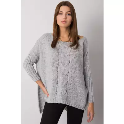 Sweter Damski Model TW-SW-BI-559.45 Grey - Och Bella