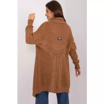 Sweter Kardigan Model TW-SW-BI-305.99P Brown - Och Bella