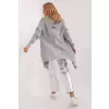 Sweter Kardigan Model TW-SW-BI-305.99P Grey - Och Bella