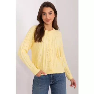 Sweter Damski Model AT-SW-2346-2.99P Light Yellow - AT