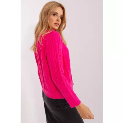 Sweter Damski Model AT-SW-2346-2.99P Dark Pink - AT