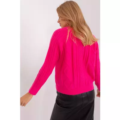 Sweter Damski Model AT-SW-2346-2.99P Dark Pink - AT