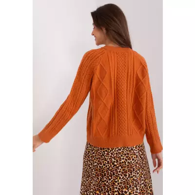 Sweter Damski Model AT-SW-2346-2.99P Dark Orange - AT