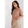 Sweter Damski Model AT-SW-2346-2.99P Dark Beige - AT