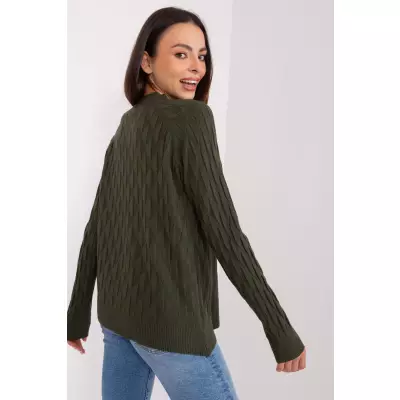 Sweter Damski Model AT-SW-2326.37X Khaki - AT