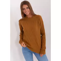 Sweter Damski Model AT-SW-2326.37X Light Brown - AT