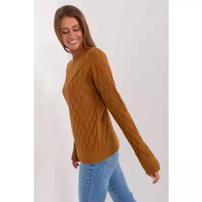 Sweter Damski Model AT-SW-2326.37X Light Brown - AT