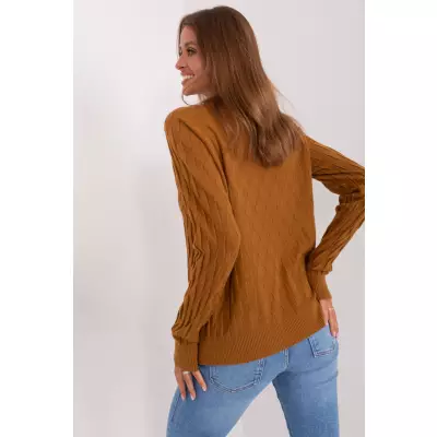 Sweter Damski Model AT-SW-2326.37X Light Brown - AT