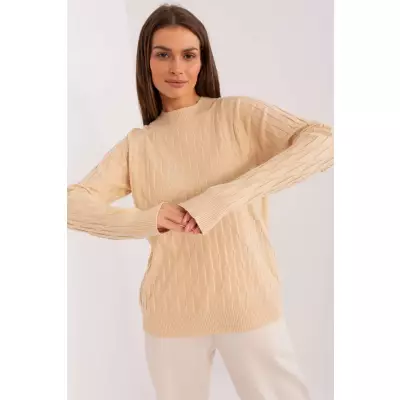 Sweter Damski Model AT-SW-2326.37X Beige - AT