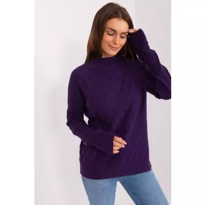 Sweter Damski Model AT-SW-2326.37X Dark Violet - AT