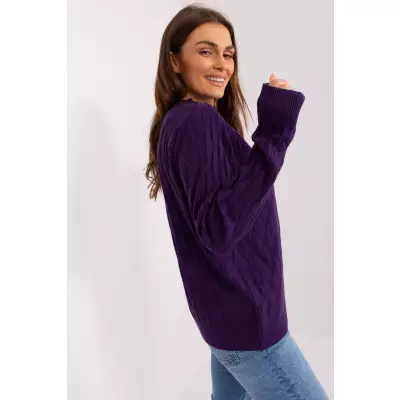 Sweter Damski Model AT-SW-2326.37X Dark Violet - AT