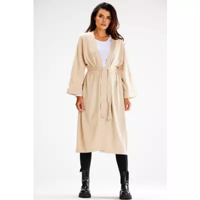 Sweter Kardigan Model A617 Beige - awama