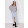 Sweter Damski Model SWE320 Light Grey - MKM