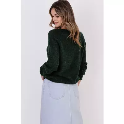 Sweter Damski Model SWE320 Dark Green - MKM