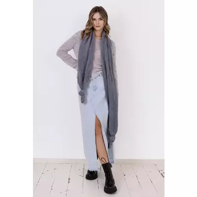 Sweter Damski Model SWE277 Grey - MKM