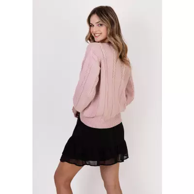 Sweter Damski Model SWE323 Powder Pink - MKM