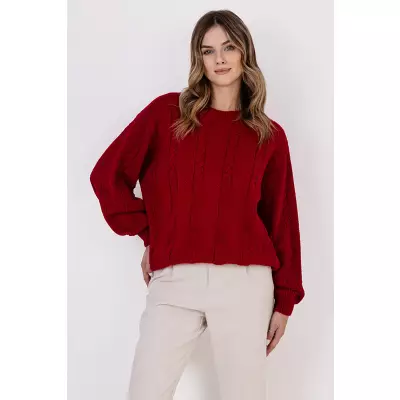 Sweter Damski Model SWE323 Red - MKM