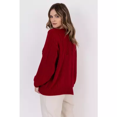 Sweter Damski Model SWE323 Red - MKM