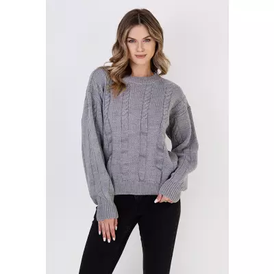 Sweter Damski Model SWE323 Grey - MKM