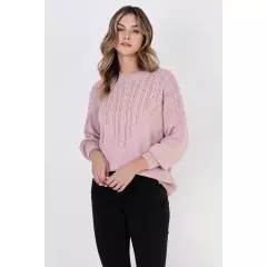 Sweter Damski Model SWE322 Powder Pink - MKM