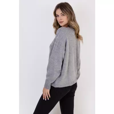 Sweter Damski Model SWE322 Grey - MKM